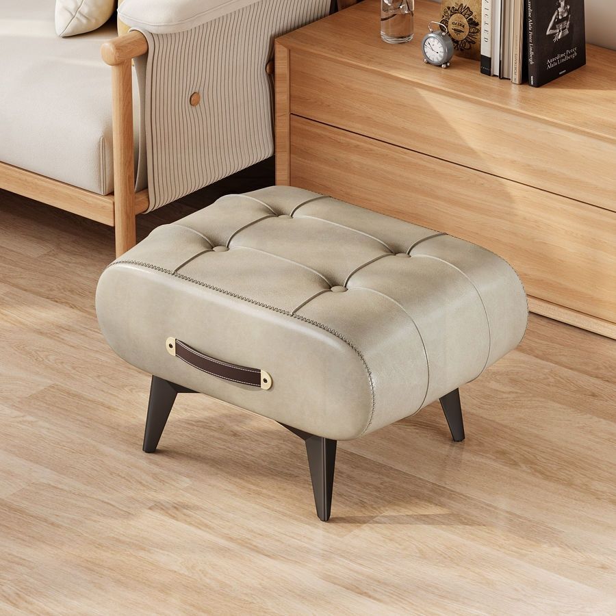 Ghế nhà cửa ghế đẩu túi mềm lưới chân đỏ đạp nhẹ sang trọng bàn trà ghế thấp ghế sofa phòng kh