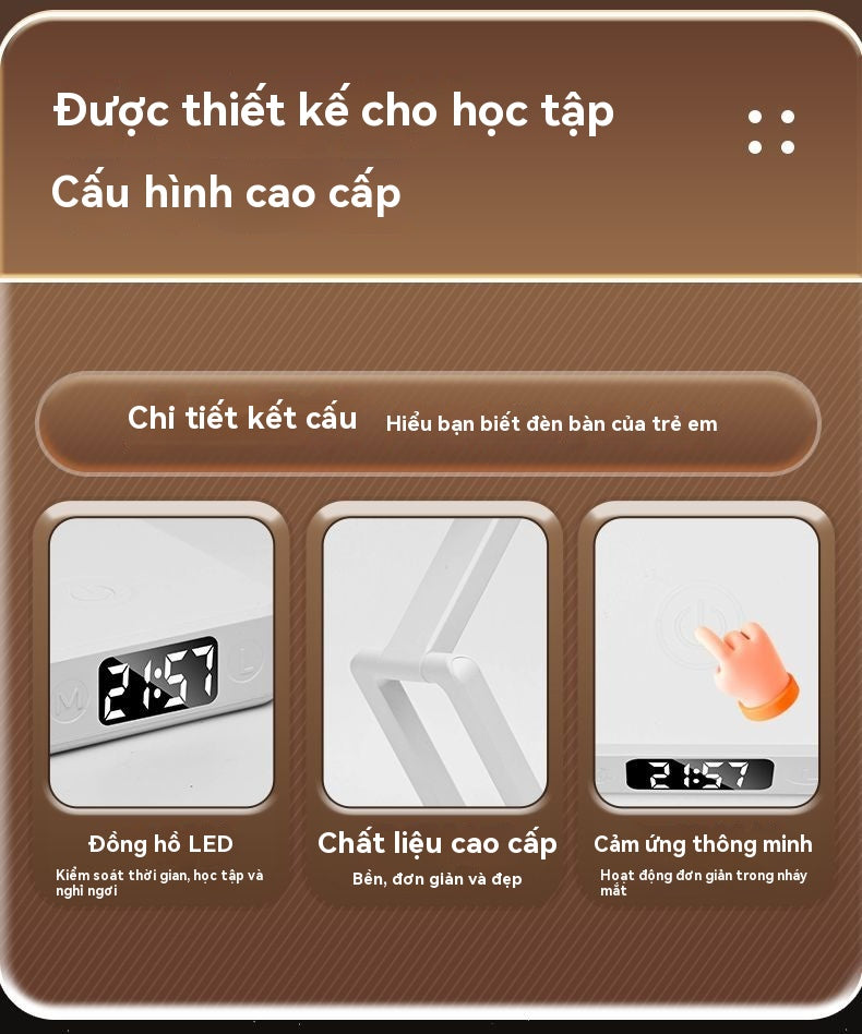 Đèn kèm chức năng đồng hồ thông minh