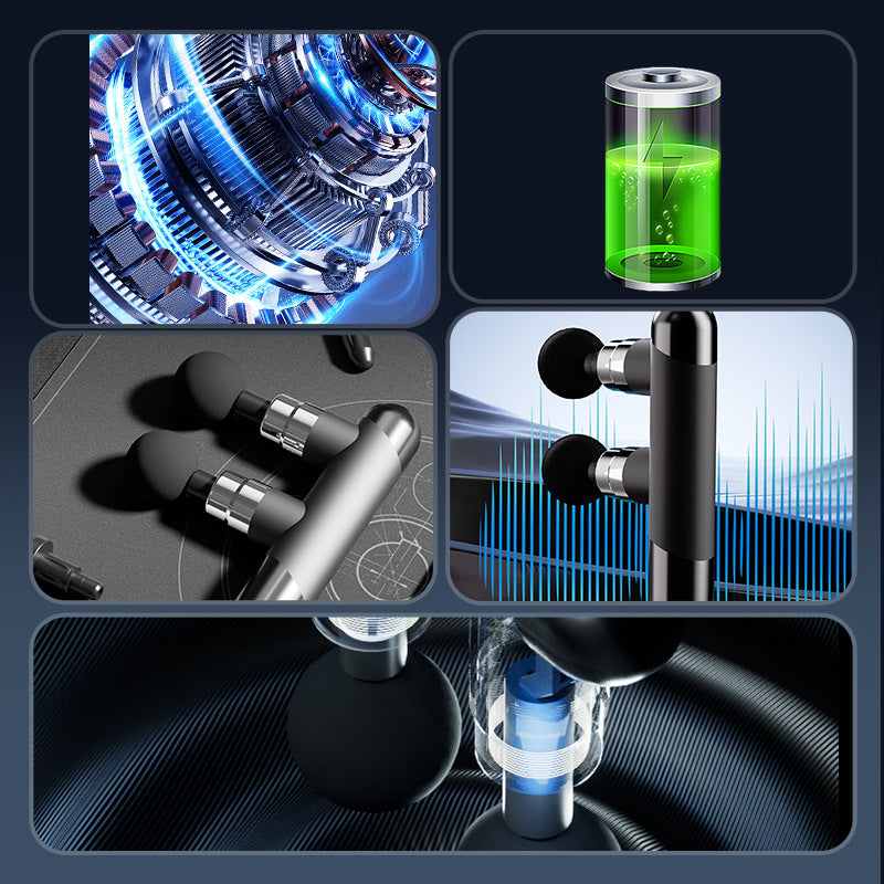 súng massage 2025 thông minh thể thao cân gan chânthư giãn cơ bắp sạc gia đình thể dục mini massage