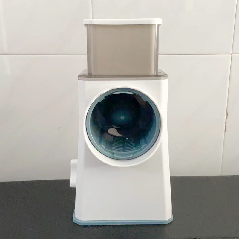 Máy cắt rau đa chức năng Nhà bếp khoai tây bào cà rốt lắc tay máy cắt lát gia đình con lăn cắt