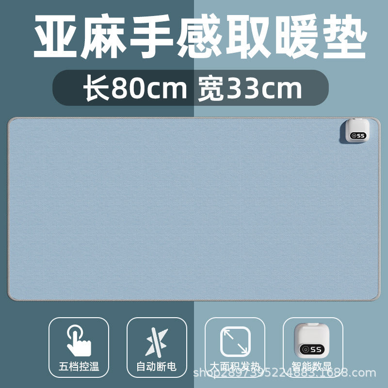 miếng đệm chuột cỡ lớn Làm nóng hiển thị kỹ thuật số khăn trải giường làm nóng miếng đệm bàn làm việ