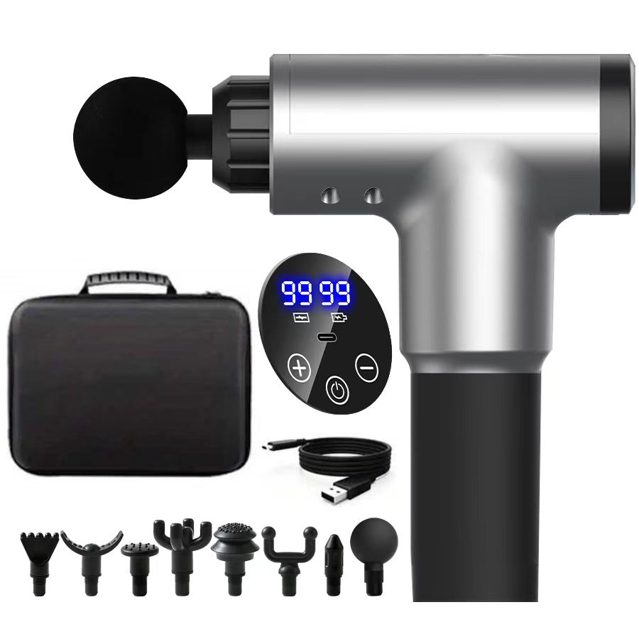 Súng massage chân thư giãn cơ bắp, thắt lưng, cột sống cổ, massage, thiết bị tập thể dục di động thô