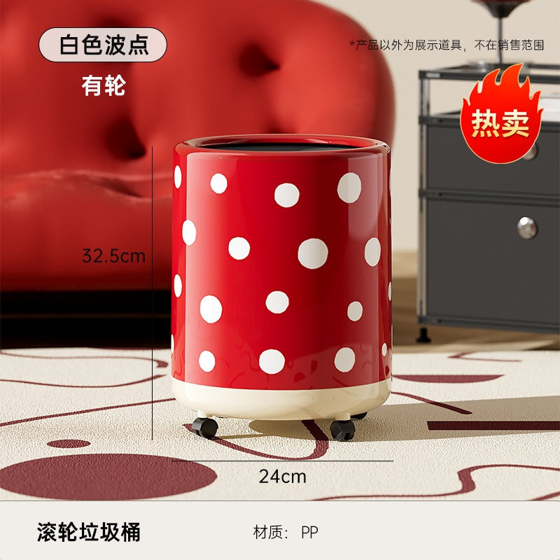 Thùng rác giá trị cao gia đình phòng khách phòng ngủ nhẹ sang trọng có thể di chuyển nhà bếp lớn côn