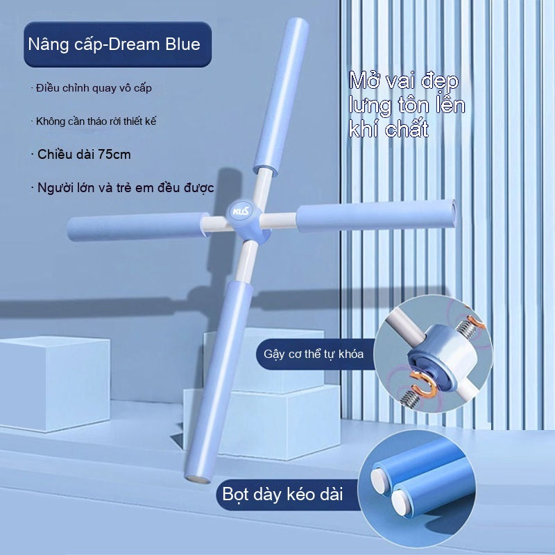 gậy mở lưng mở vai tạo tác gậy sửa lưng gù