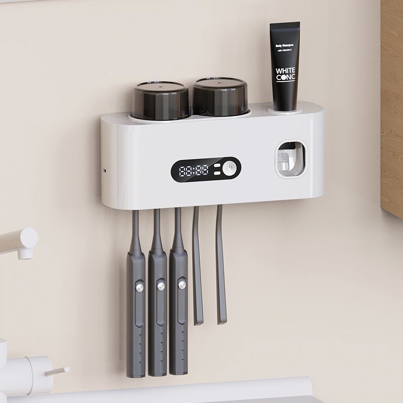 Máy tiệt trùng bàn chải đánh răng, cốc súc miệng thông minh, khử trùng bằng tia cực tím tại nhà, giá