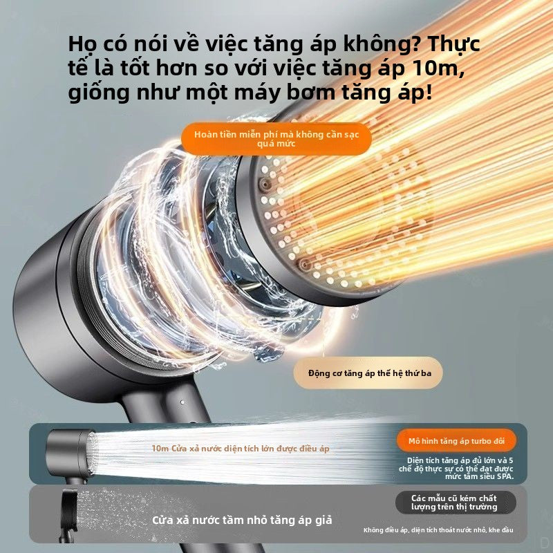 vòi hoa sen tăng áp vòi hoa sen áp lực vòi nước tắm siêu mạnh vòi hoa sen lọc hoa phơi nắ