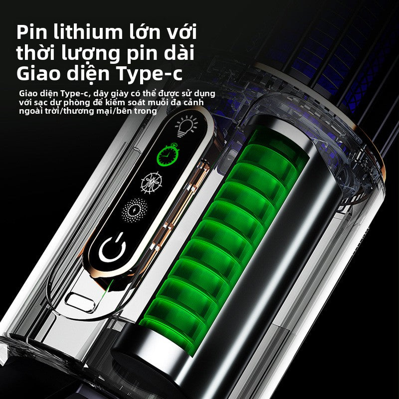 đèn diệt muỗi cổ vật chống muỗi ngoài trời đèn cắm trại điện giật diệt muỗi