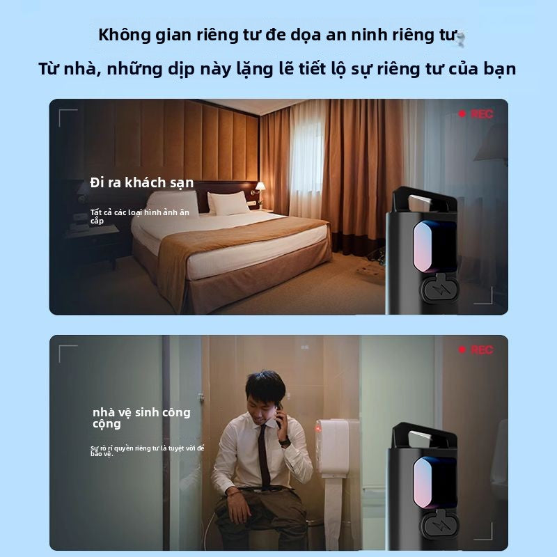 Thiết bị dò camera ẩn Philips phát hiện giám sát khách sạn kết hợp đèn pin