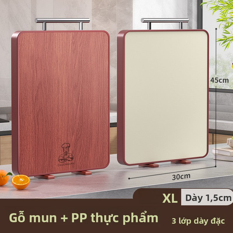 Thớt gỗ đàn hương gỗ rắn kháng khuẩn chống nấm mốc bảng cắt gia đình bảng gỗ bảng cắt hai mặt cho nh