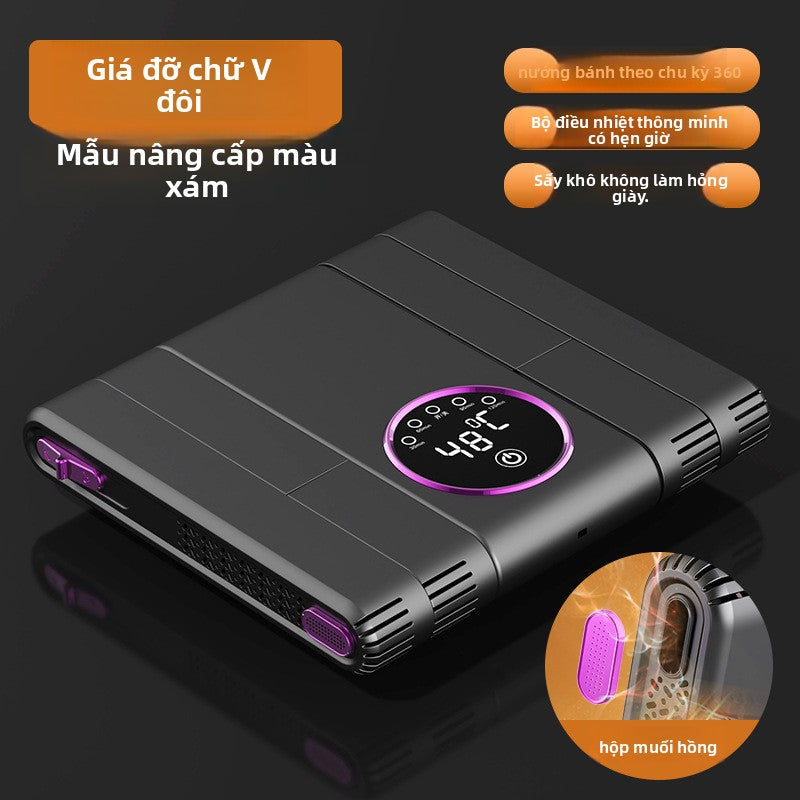 Máy sấy giày có thể gập lại nhiệt độ không đổi hút ẩm máy sấy giày di động thời gian