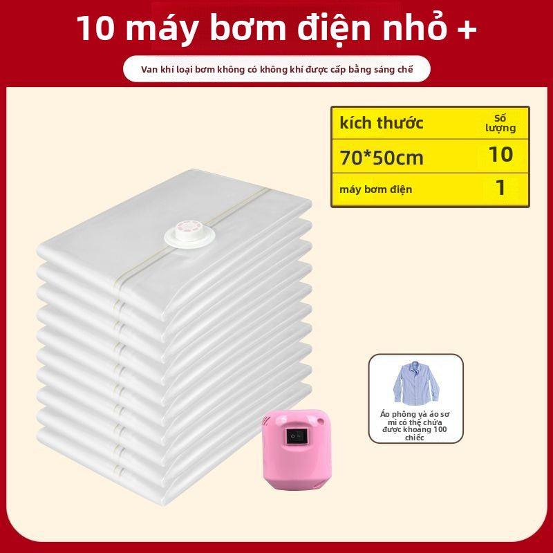 Túi nén chân không cất gọn quần áo mùa đông