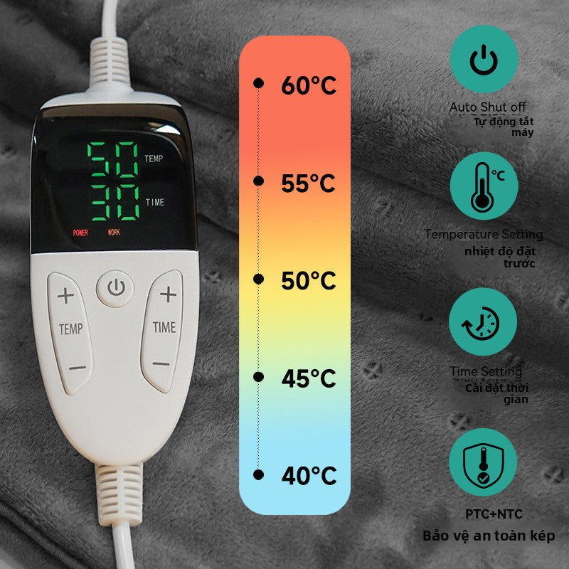 Miếng đệm sưởi ấm hồng ngoại xa xuyên biên giới đa chức năng vật lý trị liệu chăn nóng thông minh ch