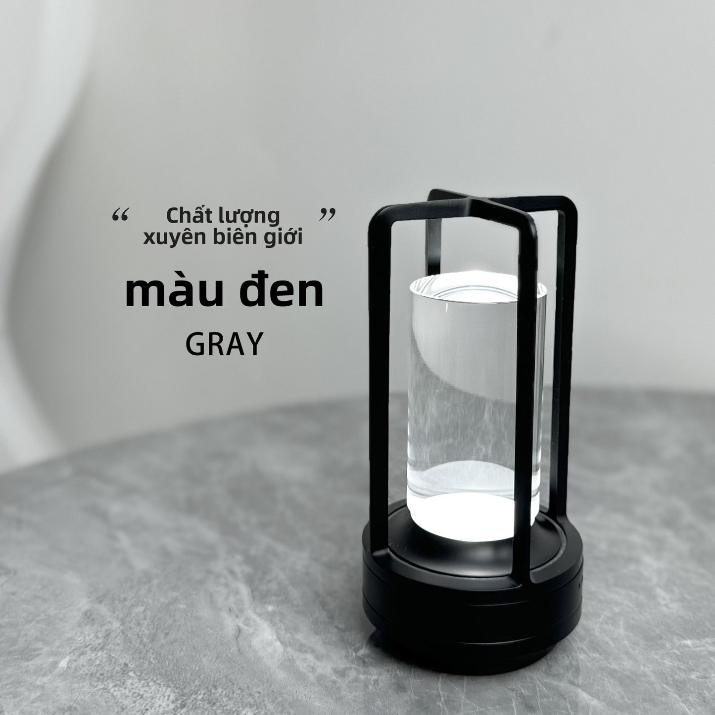 Đèn Nhà hàng Bắc Âu đèn không khí quán cà phê sáng tạo sạc ngoài trời đèn bàn cắm trại đèn ngủ thanh