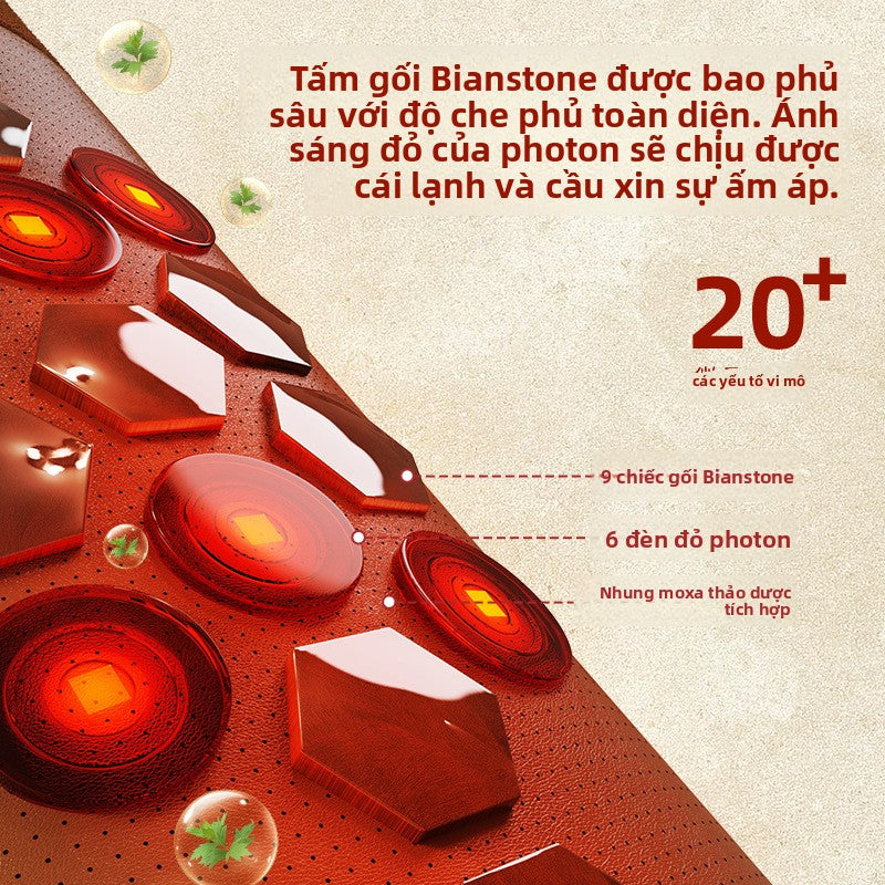 gối ngải cứu massage cổ đốt sống gia đình cổ nóng điện tự động đa chức năng thắt lưng massag