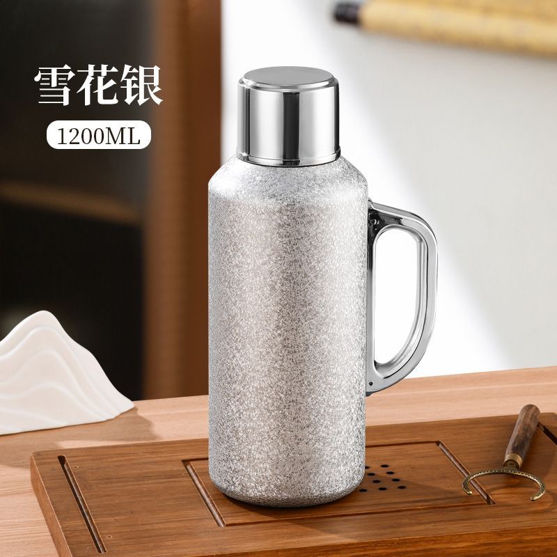 Bình giữ nhiệt titan công suất lớn Bình giữ nhiệt gia đình ấm trà di động 2025 bình đun nước nóng ti