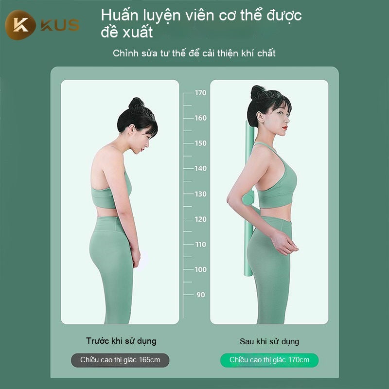 gậy mở lưng mở vai tạo tác gậy sửa lưng gù