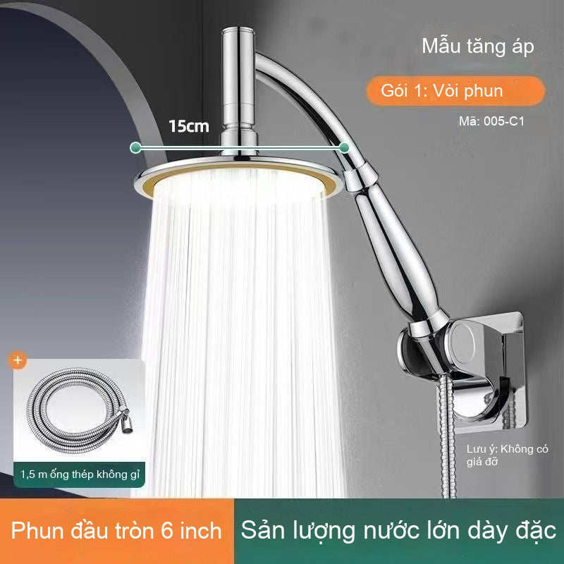 Đầu phun hoa sen tăng áp phòng tắm lớn ra khỏi nước