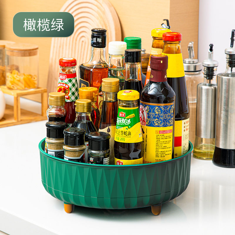 Giá đỡ gia vị xoay, hộp lưu trữ gia vị dành riêng cho nh