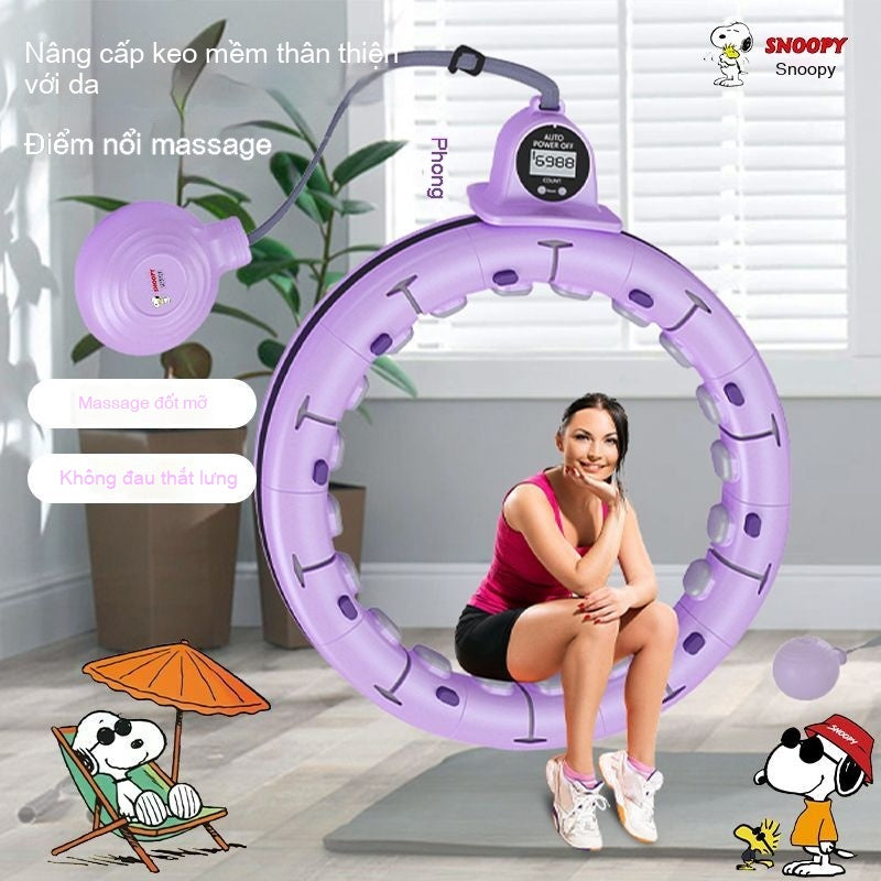 Vòng lắc eo đếm thông minh, Snoopy Hula Circle đếm vòng thông minh cao cấp