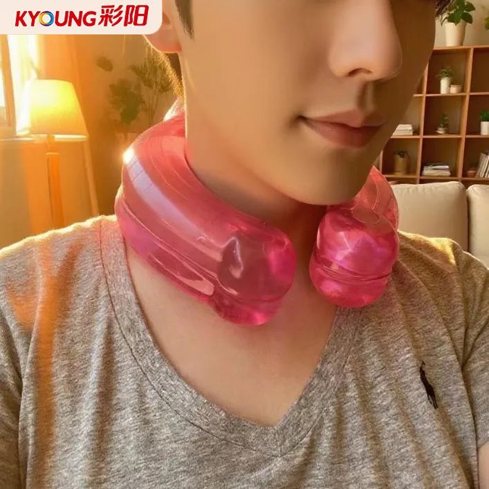 Túi nước nóng phun nước màu dương cổ chống nổ làm dày túi nước đá bảo vệ vai đốt sống cổ túi nước ấm