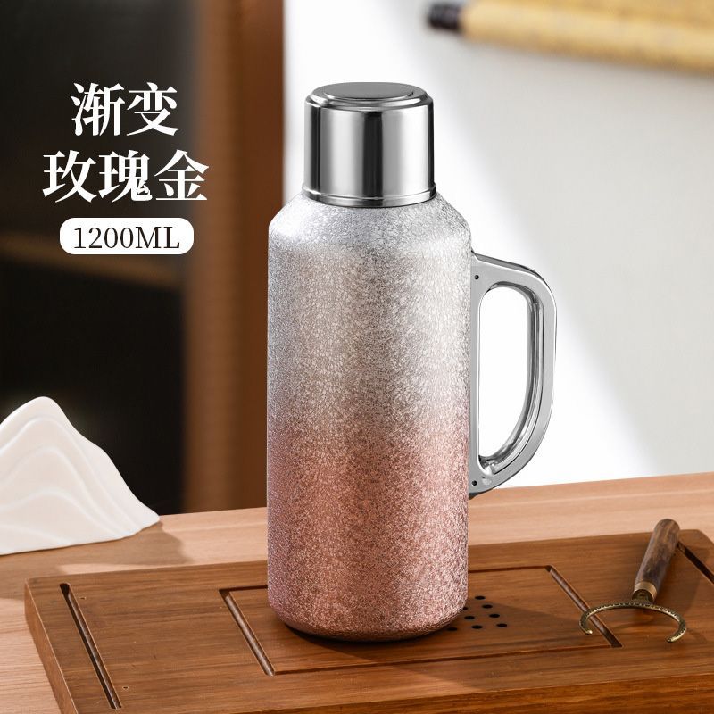 Bình giữ nhiệt titan công suất lớn Bình giữ nhiệt gia đình ấm trà di động 2025 bình đun nước nóng ti