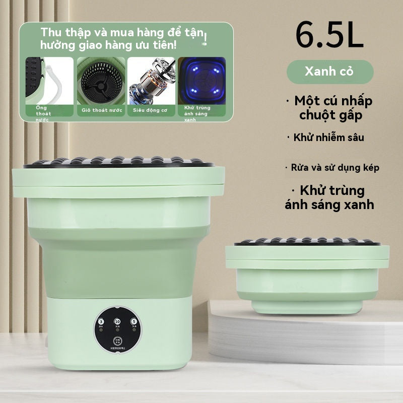 máy giặt mini di động giặt quần áo lót và tất vớ, đồ nhỏ
