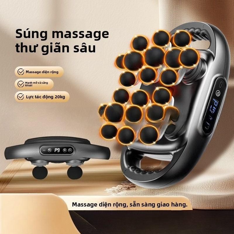 Máy massage chân súng gia đình thể dục cơ bắp thư giãn 22 đầu 9 bánh răng chế độ cân gan