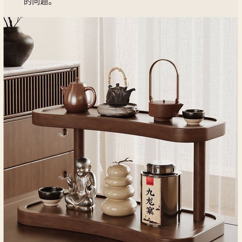 Giá đỡ để bàn tách trà lưu trữ giá đỡ nhỏ giá đỡ cổ nhiều lớp ấm cát tím kiểu Trung Quốc mới giá t