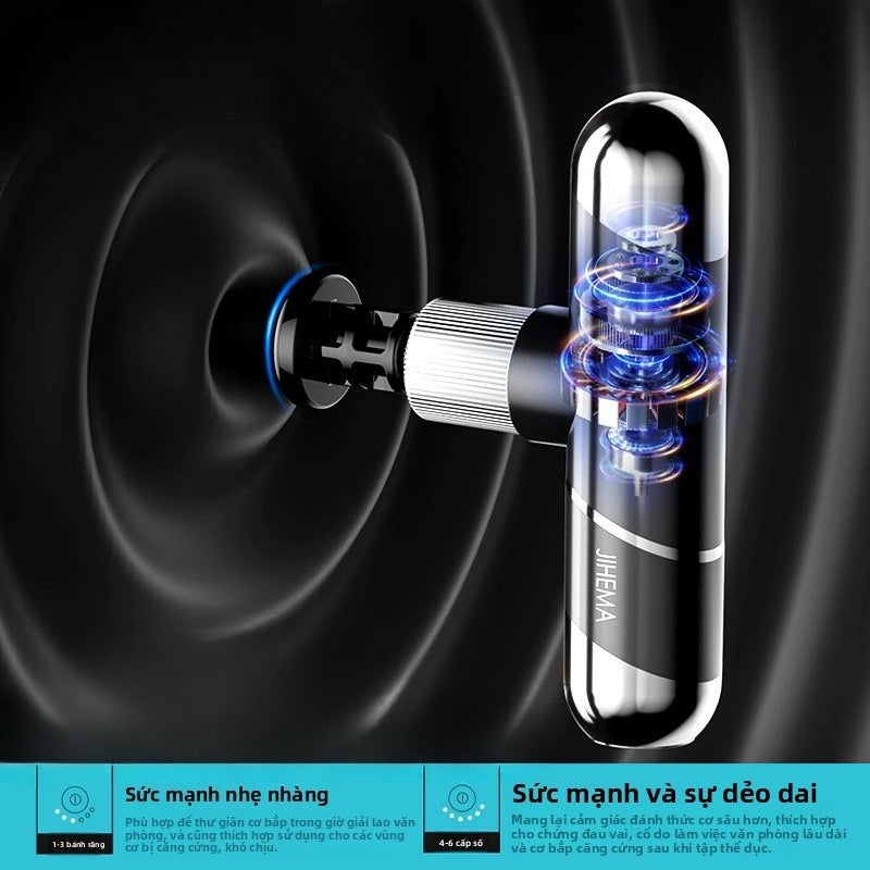 Máy  massage Mẫu mới chuyên nghiệp cấp sạc cân gan chân súng massage mini rung cơ bắp thư giãn gia đình thể dục t