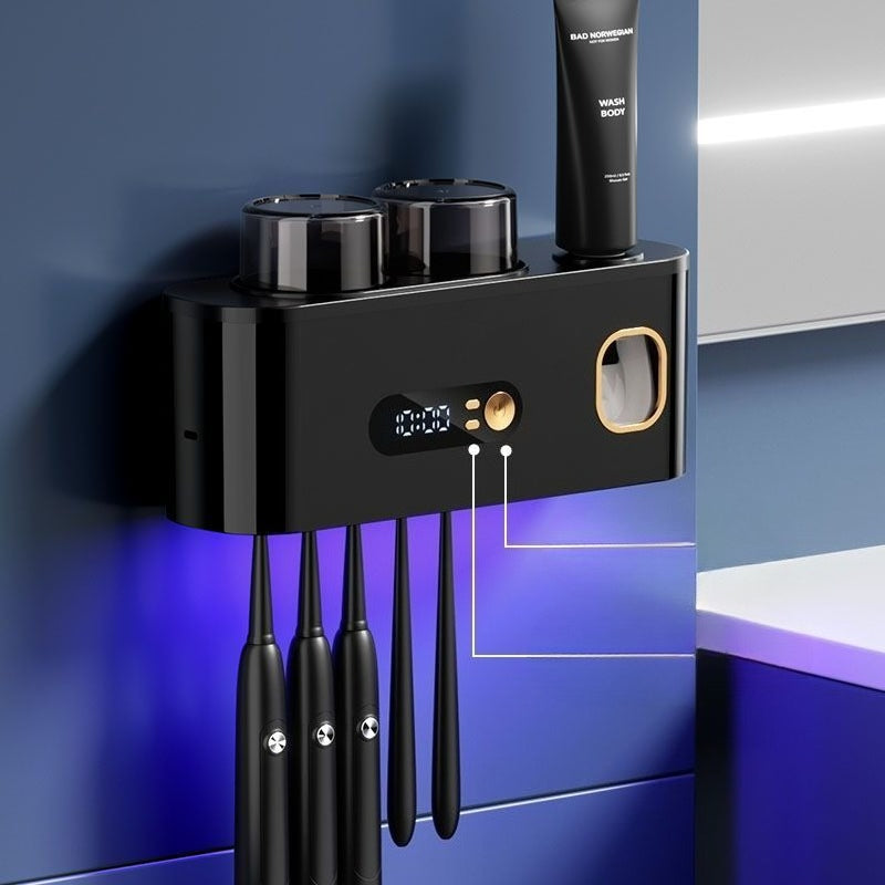 Máy tiệt trùng bàn chải đánh răng, cốc súc miệng thông minh, khử trùng bằng tia cực tím tại nhà, giá