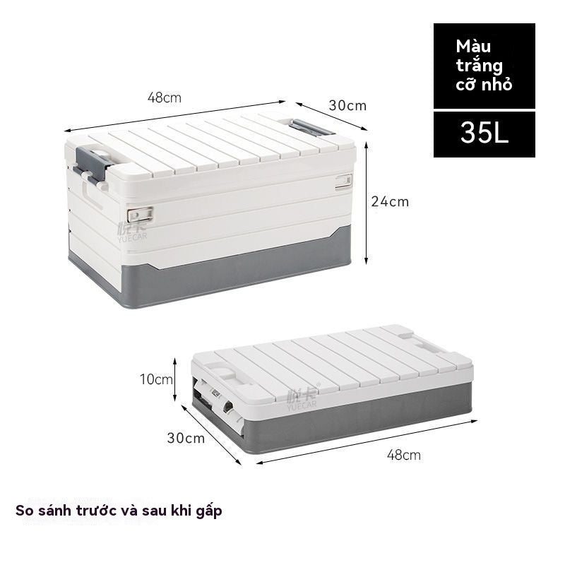 [flashsale]Hộp lưu trữ trên xe ô tô, hộp lưu trữ cốp xe, hộp lưu trữ cắm trại ngoài trời (Copy) (Copy)