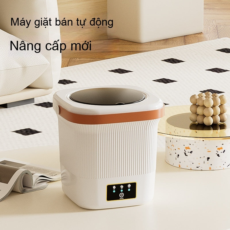 Máy giặt đồ lót mini tất cả trong một xuyên biên giới 9L làm sạch nhỏ gia đình giặt đồ lót0511