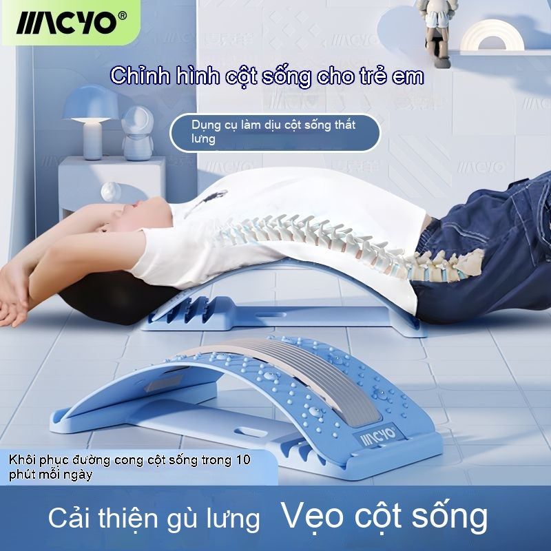 Máy làm dịu cột sống thắt lưng cho trẻ em, máy kéo giãn chỉnh sửa tư thế