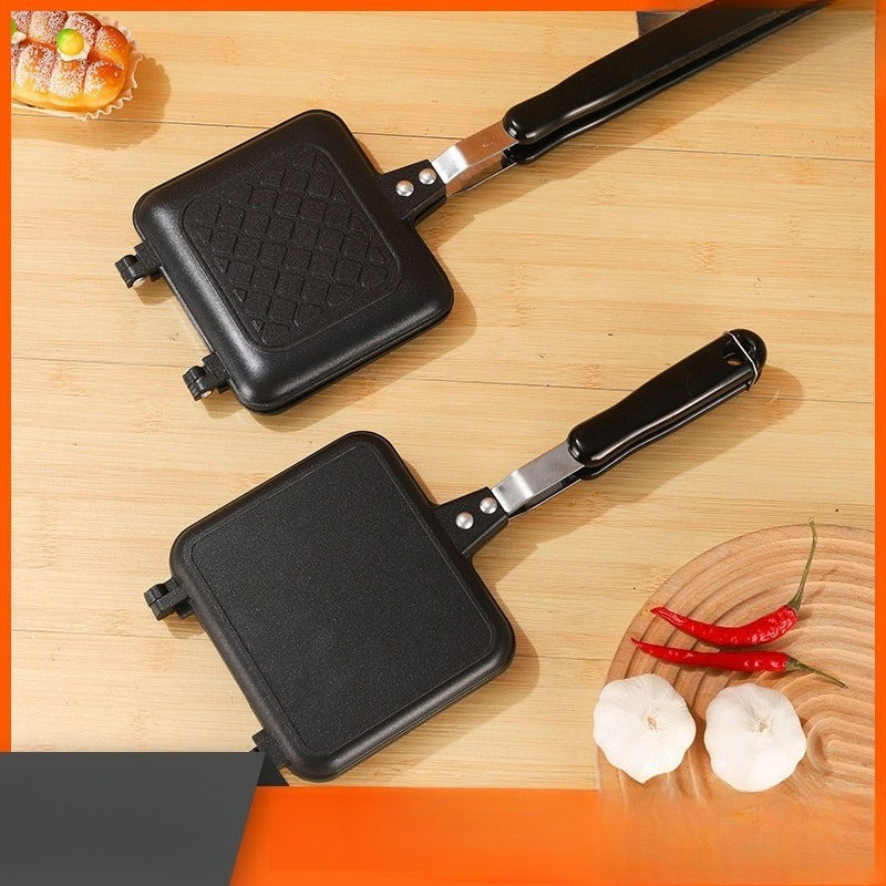 Máy làm Sandwich nướng đĩa khuôn không dính hai mặt chảo chiên gia đình Bữa sáng trứng chiên nồi bán