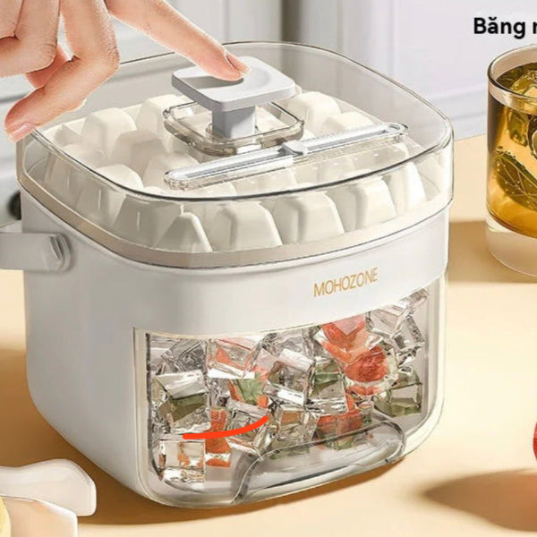 Thùng làm đá cấp băng khuôn thùng ép đá viên khuôn tủ