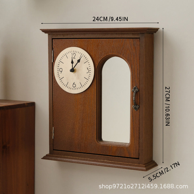 Hộp đựng chìa khóa Sáng tạo vào cửa trên tường trang trí móc treo miễn phí đục lỗ vào cửa chìa khóa móc treo giá lưu tr