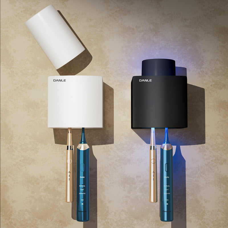 Máy khử trùng bàn chải đánh răng khử trùng tia cực tím treo tường thông minh cốc nước súc miệng điện