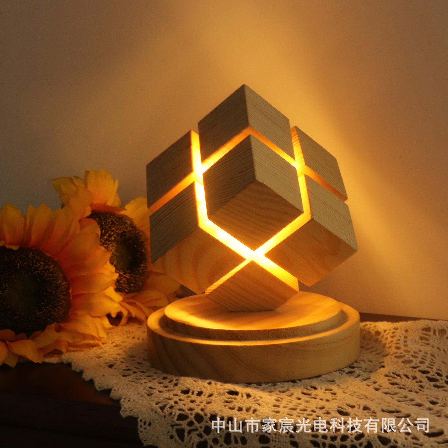 đèn ngủ Rubik s Cube  nhỏ trang trí tủ đầu giường trang trí phòng n