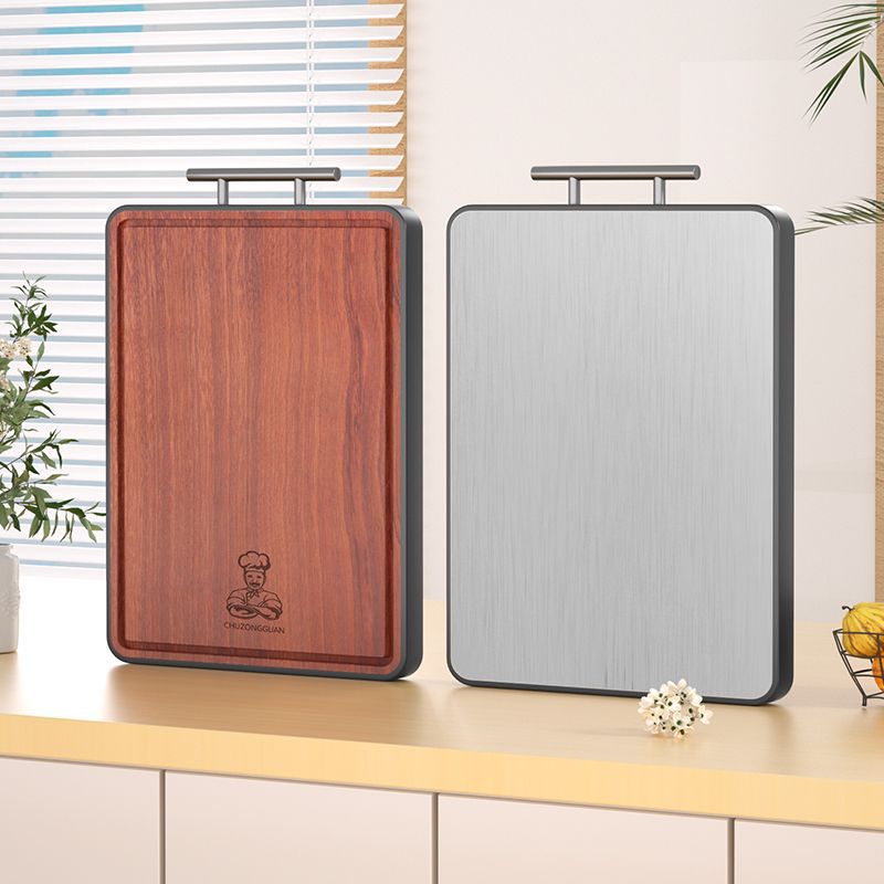 Thớt gỗ đàn hương đen kháng khuẩn chống nấm mốc gia đình bảng cắt thép không gỉ chiếm bảng cắt gỗ rắ