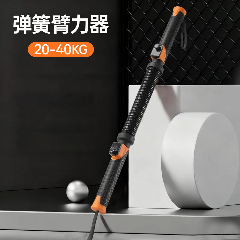 Gậy lò xo tập tay có thể điều chỉnh giúp làm dày cánh tay tăng cường sức mạnh cơ ngực và tay cầm lõi thiế cho tập thể dục nhịp điệu