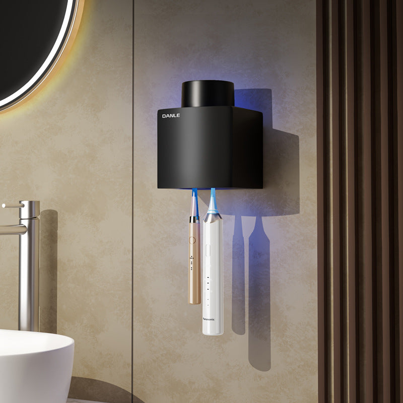 Máy khử trùng bàn chải đánh răng khử trùng tia cực tím treo tường thông minh cốc nước súc miệng điện