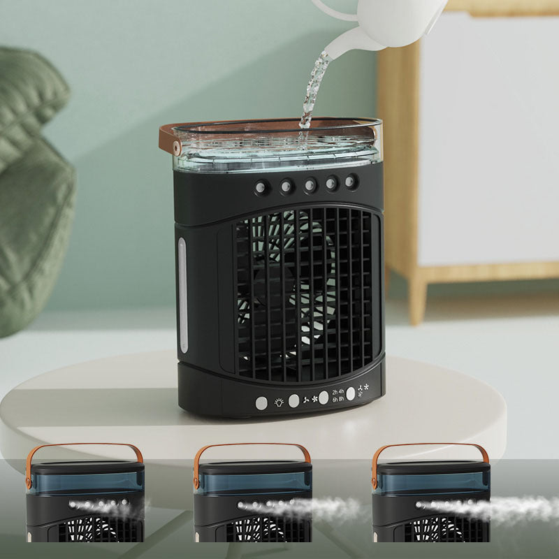 Máy tạo độ ẩm đa phun xuyên biên giới văn phòng ký túc xá sinh viên USB quạt phun quạt điện nhỏ máy