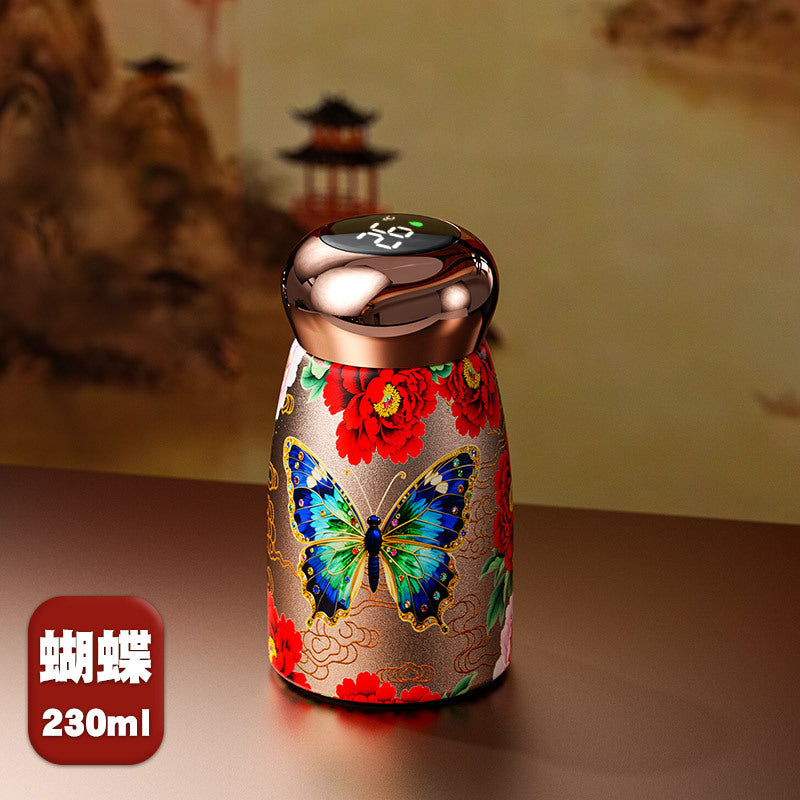 Cốc cách nhiệt mini hợp thời trang dành cho nữ, hàng mới : Bình nước thời trang, nhỏ gọn và di động