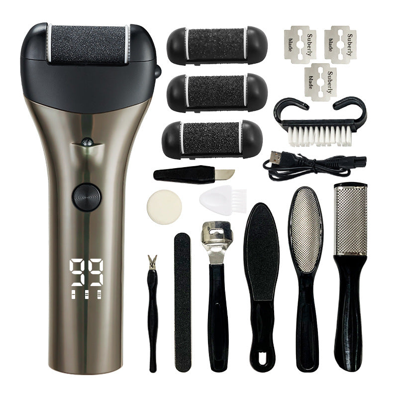 máy mài gót chân ba bánh răng điều chỉnh tốc độ máy mài chân điện loại bỏ da chân sần sùi