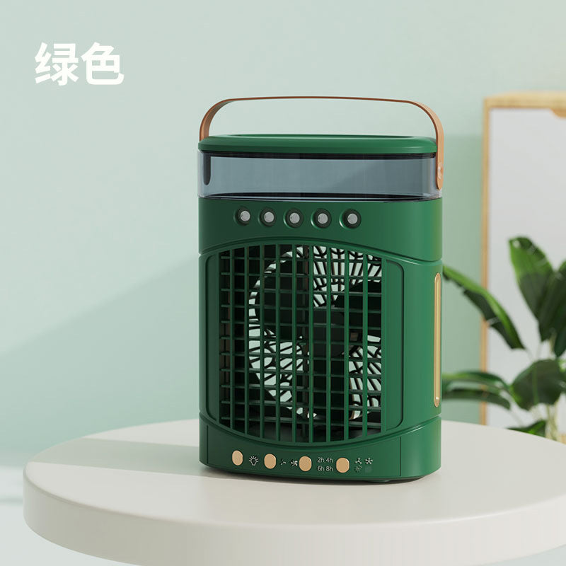 Máy tạo độ ẩm đa phun xuyên biên giới văn phòng ký túc xá sinh viên USB quạt phun quạt điện nhỏ máy