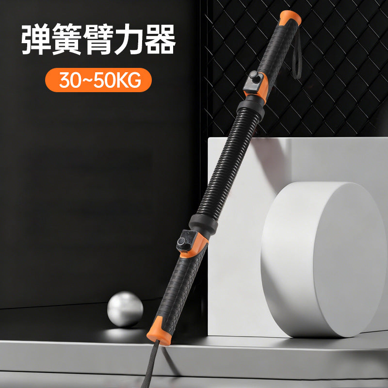 Gậy lò xo tập tay có thể điều chỉnh giúp làm dày cánh tay tăng cường sức mạnh cơ ngực và tay cầm lõi thiế cho tập thể dục nhịp điệu