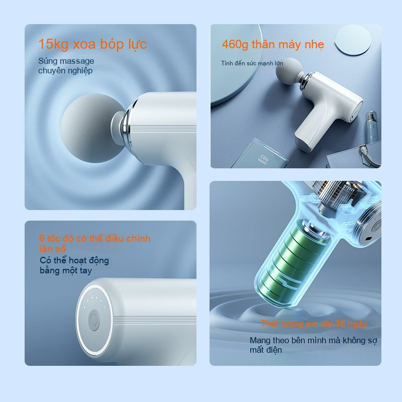 Máy massage thư giãn cơ bắp mạnh mẽ điện sốc