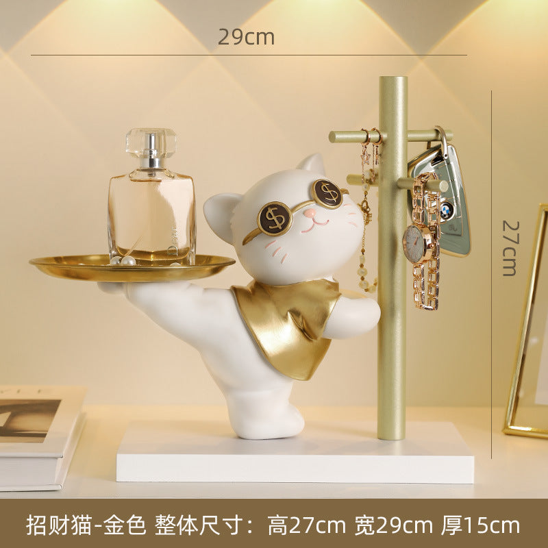 mèo may mắn lưu trữ quà tặng đồ trang trí nhà cửa nhà máy bán hàng trực tiếp dọn