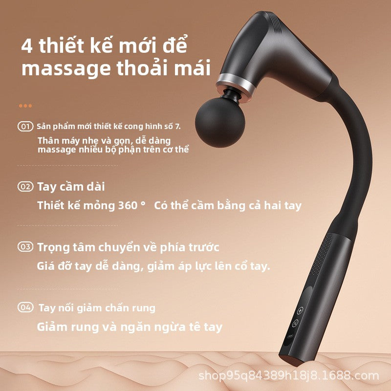 máy massage lưng gấp khúc tiện lợi