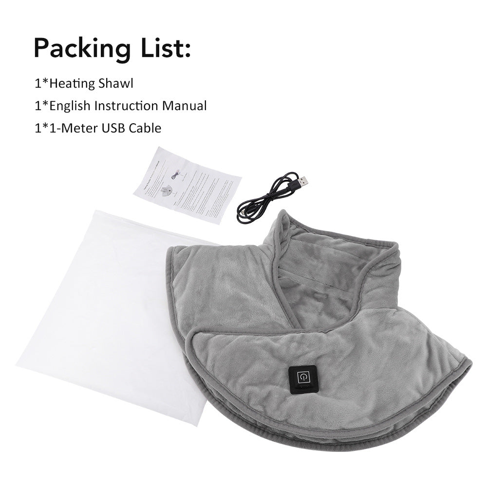 Khăn điện sưởi làm ấm cổ, thư giãn cổ vai gáy